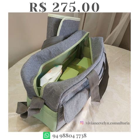 kit mamae e bebe com bolsa